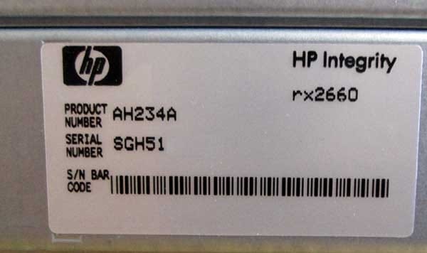 AH234A: Integrity rx2660 Server with Montvale 9140M Processor
