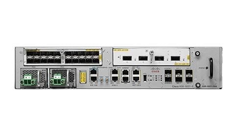 ASR-9001: Cisco 4x 10GE, 2 RU, 240 Gbps, IOS XR