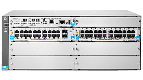 J9823A: HPE Aruba 5406R-44G-PoEplus/2SFPplus (No PSU) v2 zl2 Switch