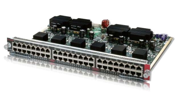 WS-X4548-GB-RJ45V: Cisco Catalyst 48-port 10/100/1000 PoE Module