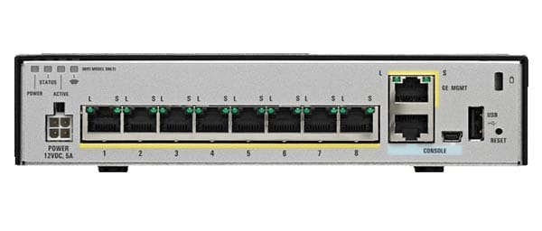 ASA5506-K9: Cisco ASA 5506 Firepower Security Appliance (5506-X with FirePOWER services, 8GE Data, 1GE Mgmt, AC, 3DES/AES)